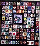 Front of Circles quilt, given as a gift by the guildCirclesCarol Miller