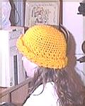 The first hat I ever made.  I did have a pattern, but I sort of made most of it up as I went along.Granddaughter's hatPat Hanadari