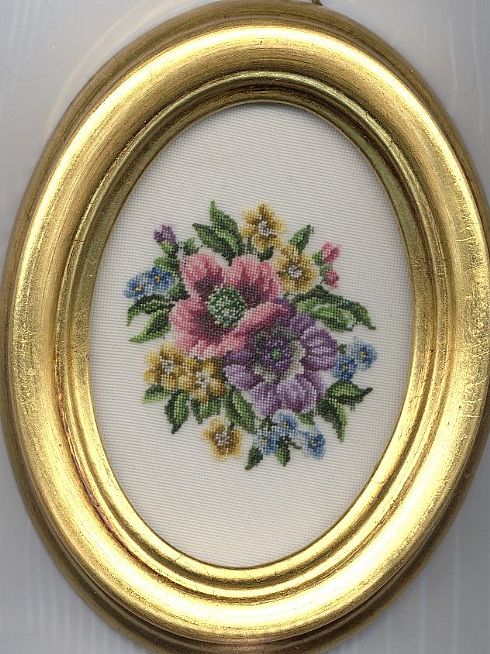 Petit Point Flowers