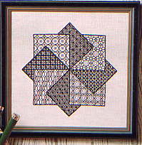 Lines of Illusion Blackwork Desig