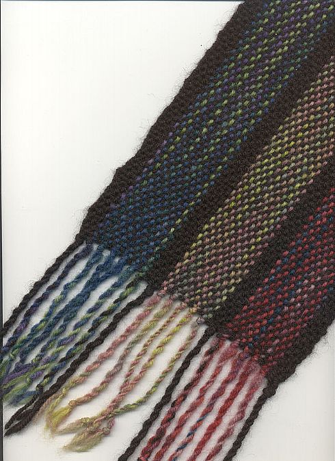 Painted Warp Scarf