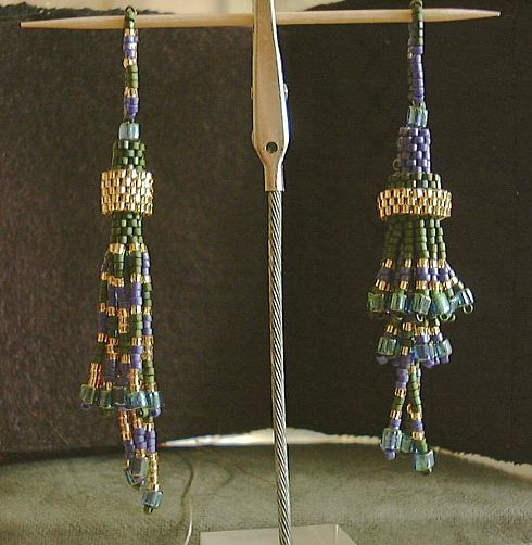 Two Beaded Tassels