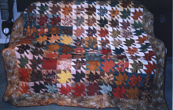 Maple leaf quilt