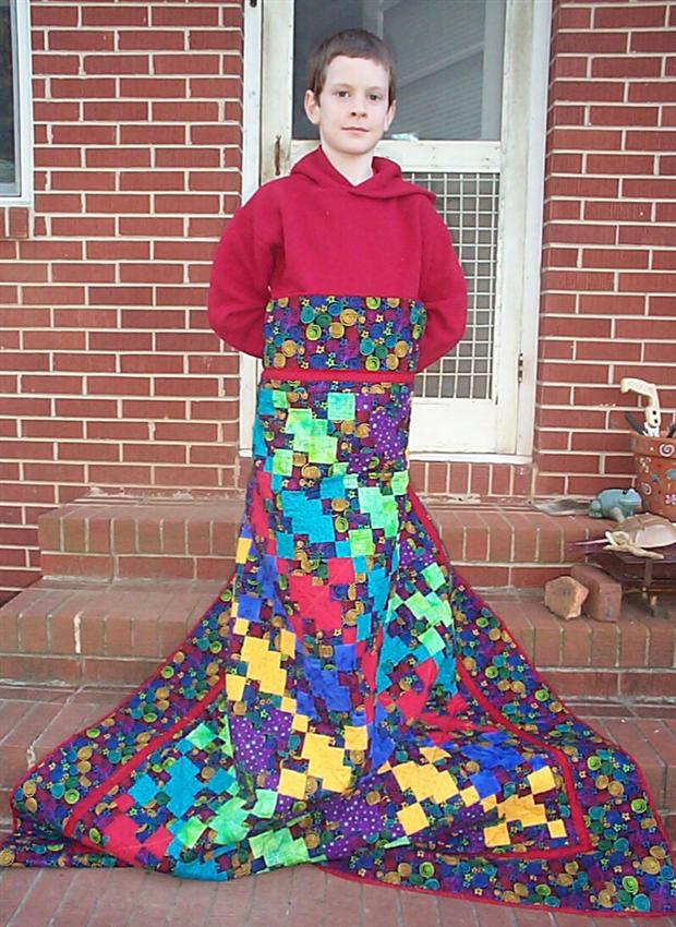 DJ with his Quilt