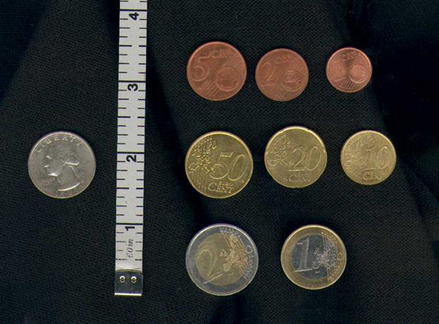 Euro coins