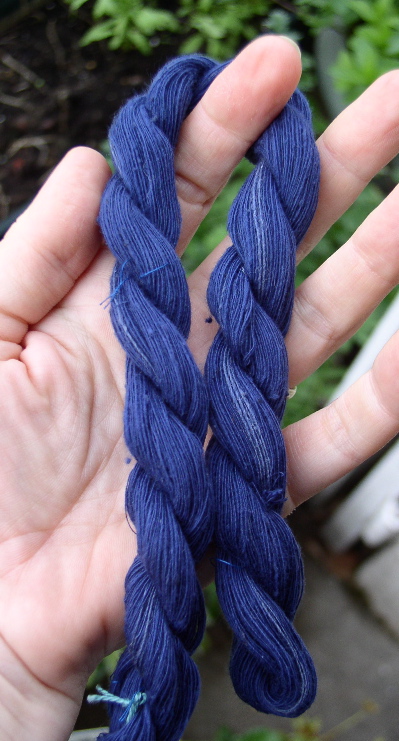 Indigo cotton