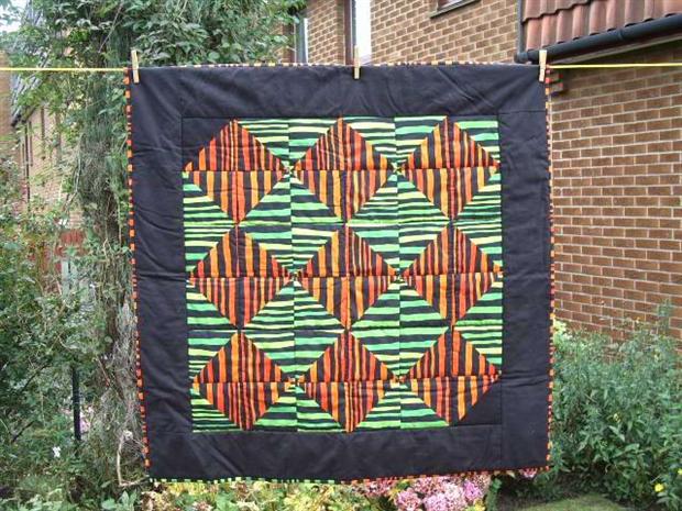 Stripey Linus Quilt