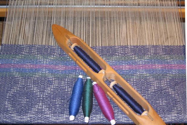 Crackle on the loom
