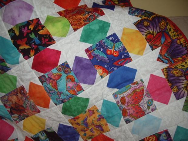 Heather's butterfly quilt detail