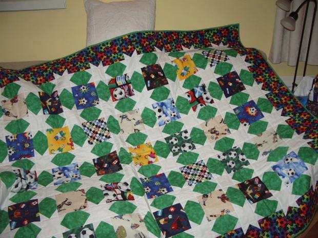 Football quilt