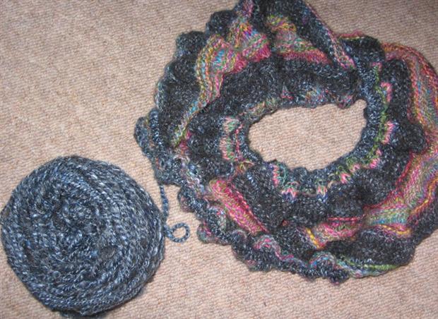 Scarf and yarn