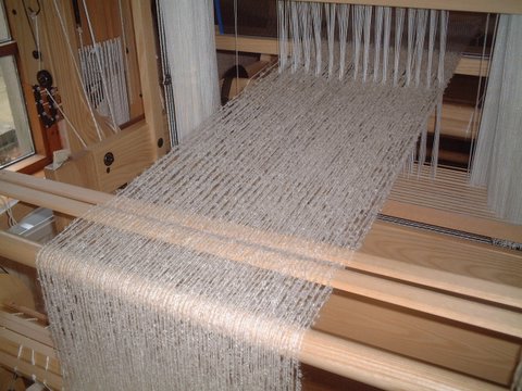 Mohair warp, back