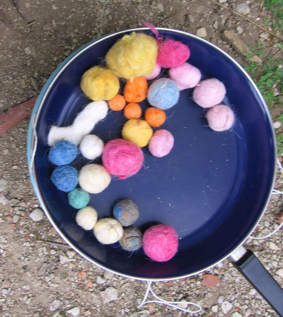 Felt balls