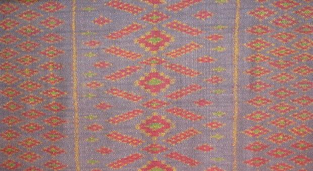 Thai ikat throw