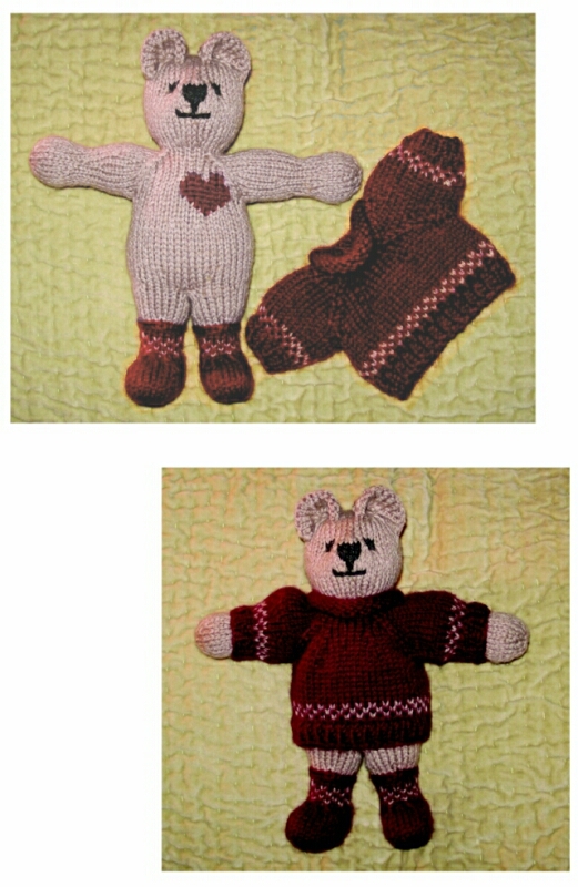 Knitted Toy Bear