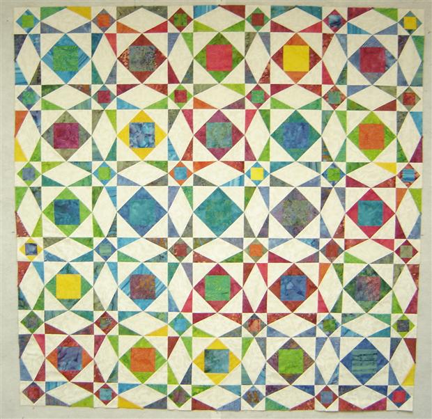 Finished Charlotte Angotti Quilt