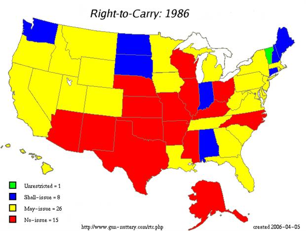 Right to carry in USA