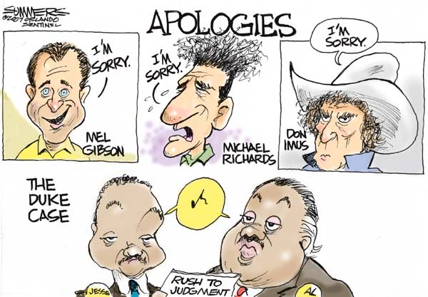 Apologies...???