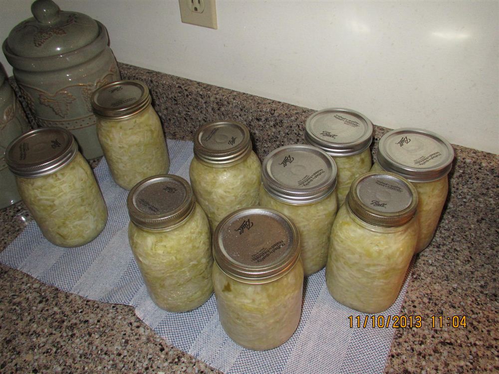 finished kraut