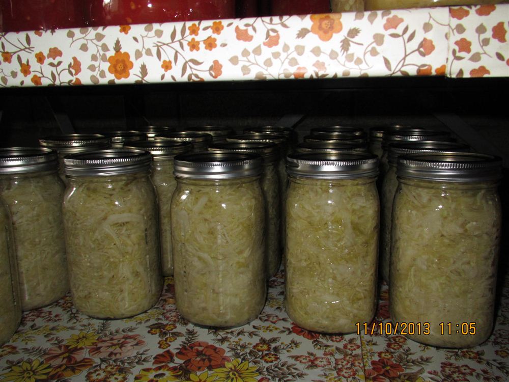 finished kraut