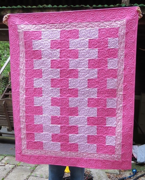 pink quilt