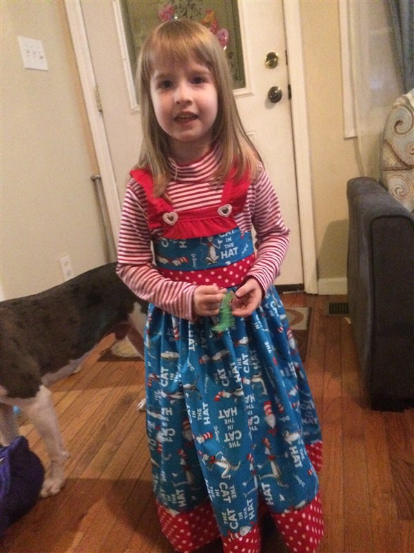 Eva's Cat in the Hat dress