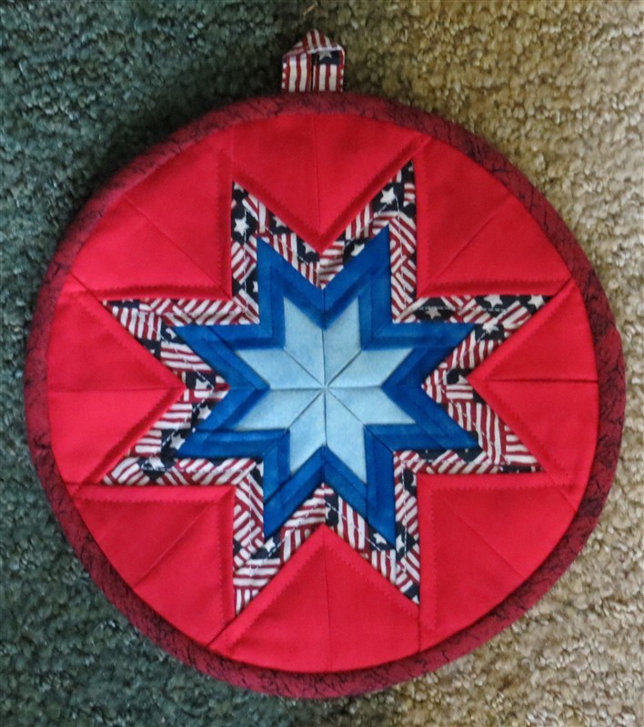 Amish Folded Star Hot Pad