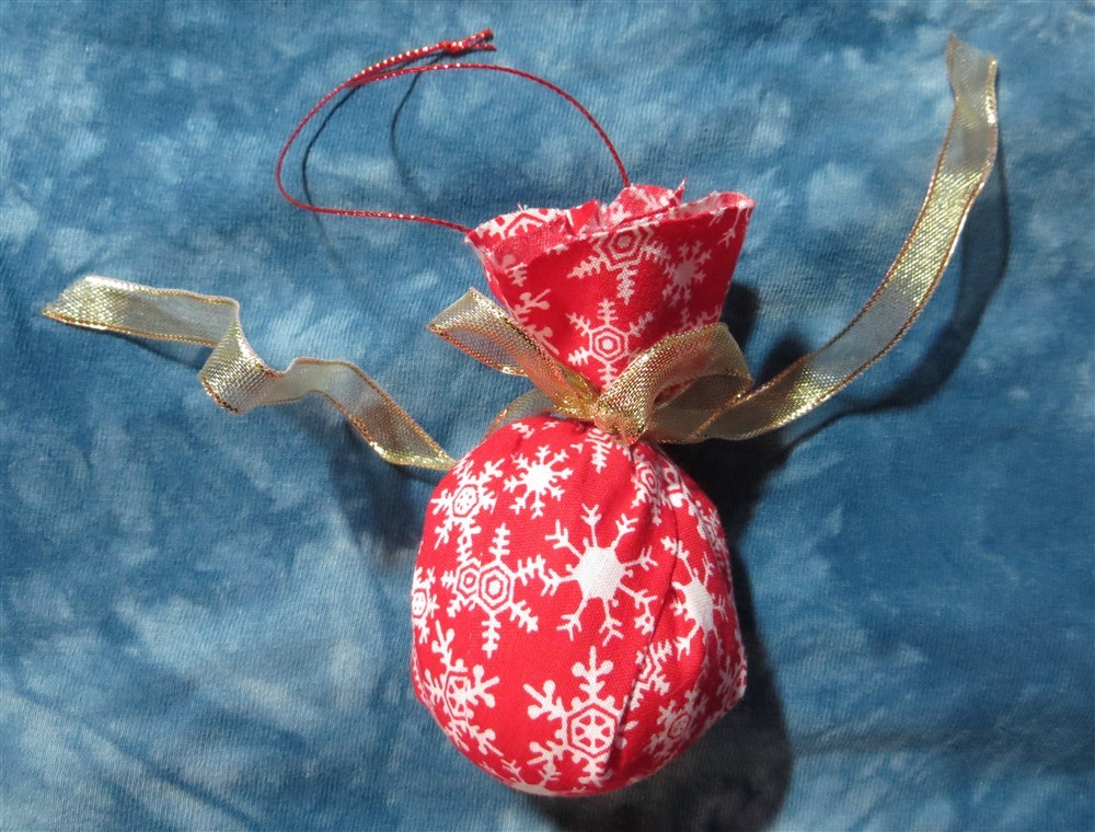 wrapped ornament