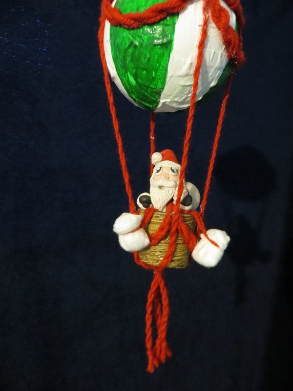 hot air balloon ornament