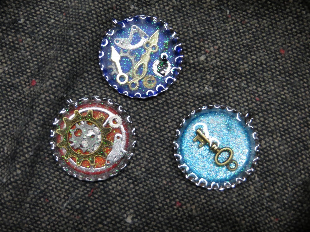 steampunk resin jewelry