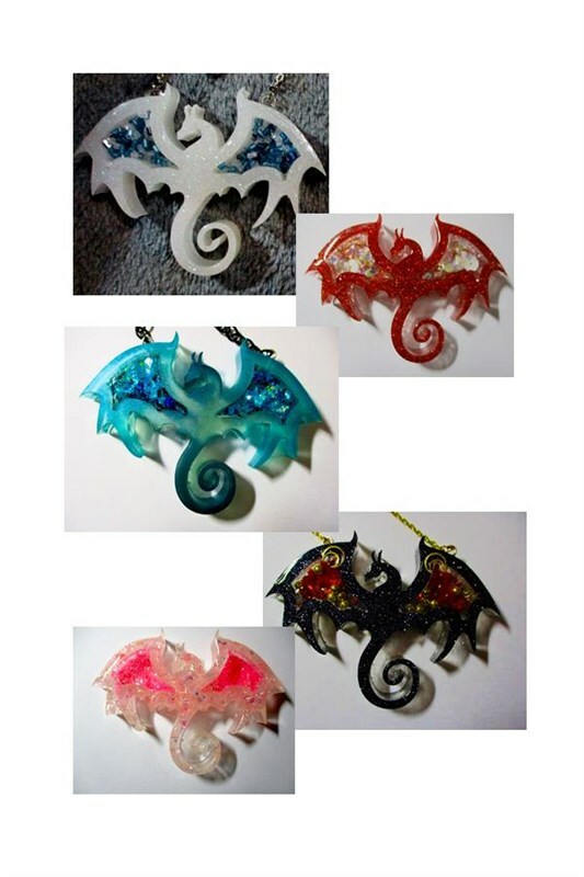 Resin dragons