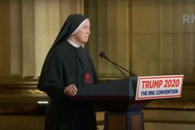 Sister Deirdre Byrne at RNC