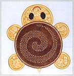 satin stitch turtle - Crafts