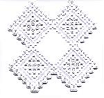 This is the first piece of Hardanger I made.