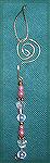 Patricia Tenpenny made her Pink and Pearl Icicle using a Mac Enterprises kit. This is her first ornament swap. 2001 Orn. Swap/Patricia TenpennyKyra Tenpenny

2001 Ornament Swap

