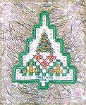Hardanger with cross stitch ornament adapted from a design in “Christmas Trimmings in Hardanger Embroidery” by Rosalyn Watnemo. Stitched by Donna Barrett.2001 Orn. Swap/Donna BarrettKyra Tenpenny

2