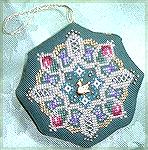 This ornament was stitched by Nancy Kuelbs. She choose her design from Just Nan’s Swan Lake card. She loved the colors they combined in this small design.

2001 Ornament Swap2001 Ornament Swap/Nancy