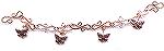 Copper link bracelet with cast copper charmsCharm BraceletHelen aka rmbunny