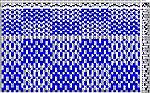 S&W draft using single warp ends and doubled warp endsS&W w/ single and doubled warpsSamitumweaver