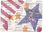 Postcard Sue Sommerville received.  Created by dara Ickes.  The only image on postcard was "Uncle Enos".

Sue S - Postcard Swap
Sue Sommerville