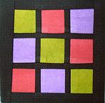 A 4" block I made using Primrose Gradations Fabrics.  I actually have 7 made for a block exchange.Primrose Gradations  blockLynn Blake