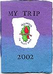 Front cover of Ginny''s "My Trip 2002" book.Travel Swap - Ginny PlasterSue Sommerville