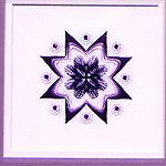 A Needlework Design using Silks and Kreinik Braids, enhanced by beadsStar Burst by Deb DavisDawn Wheeler