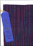 Here''s the chenille scarf I wove that won a blue ribbon in the Va State Fair.Chenille ScarfDebbie Rindfleisch