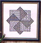 Blackwork Design found in Classic Stitches Issue #39Lines of Illusion Blackwork DesigDawn Wheeler