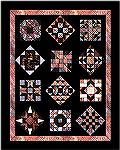 Lynn's EQ5 rendition of her finished Qcister BOM sampler quiltLynn''s Qcister BOMLynn Blake