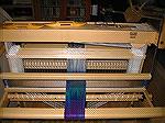 This is a front shot of my new Louet David loom. It's an 8 shaft loom with a 36" weaving width, but fits ina compact space.Louet David frontDeanna Johnson