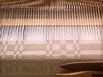 What's on the loom at the moment:  Fibonacci series treadled blocks on a symmetrical Summer & Winter threading.Summer & WinterRuthMacGregor