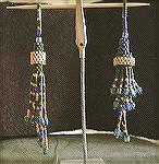 Two little tassels I made at a day class recently. They are about three inches longTwo Beaded TasselsDorothy Gibbs