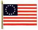 The flag of the original 13 Colonies, made by Betsy Ross1st US FlagShady